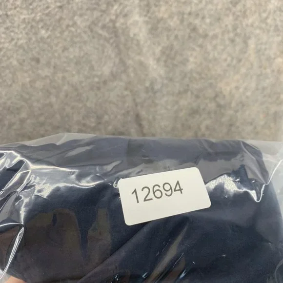 Adidas Sweatpants Men Large Blue Navy Athletic Outdoors Polyester Gym Vintage - Picture 13 of 13